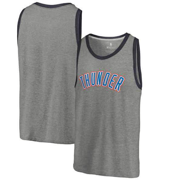 Oklahoma City Thunder Fanatics Branded Wordmark Tri-Blend Tank Top - Heathered Gray,We sell and wholesale Oklahoma City Thunder Fanatics Branded Wordmark Tri-Blend Tank Top - Heathered Gray on line form chian!